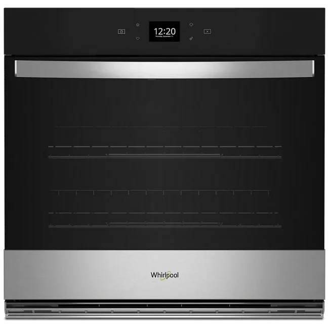 Four mural Whirlpool 27 pouces à convection 4,3 pi³ en inox – WOES5027LZ00