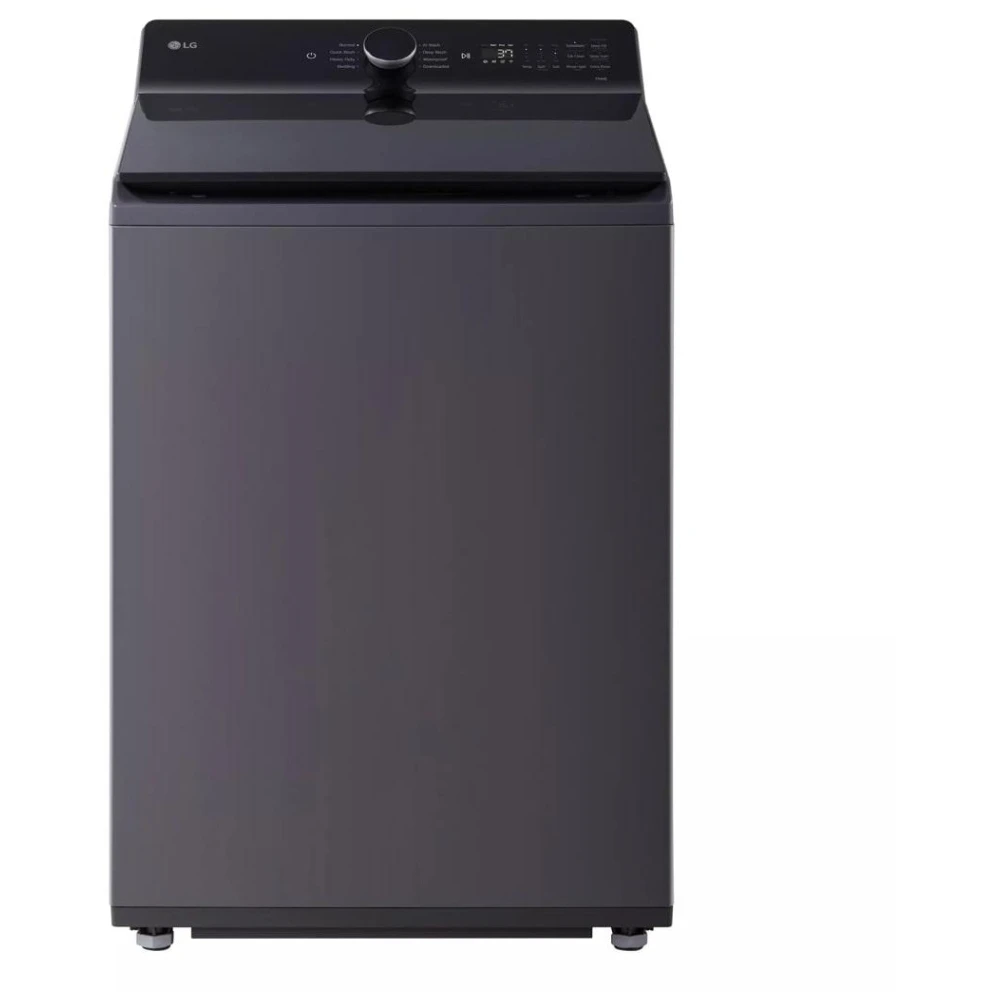 LG 6,1 pi³ à chargement vertical - laveuse EasyUnload, TurboWash3D & Wi-Fi - WT8405CB