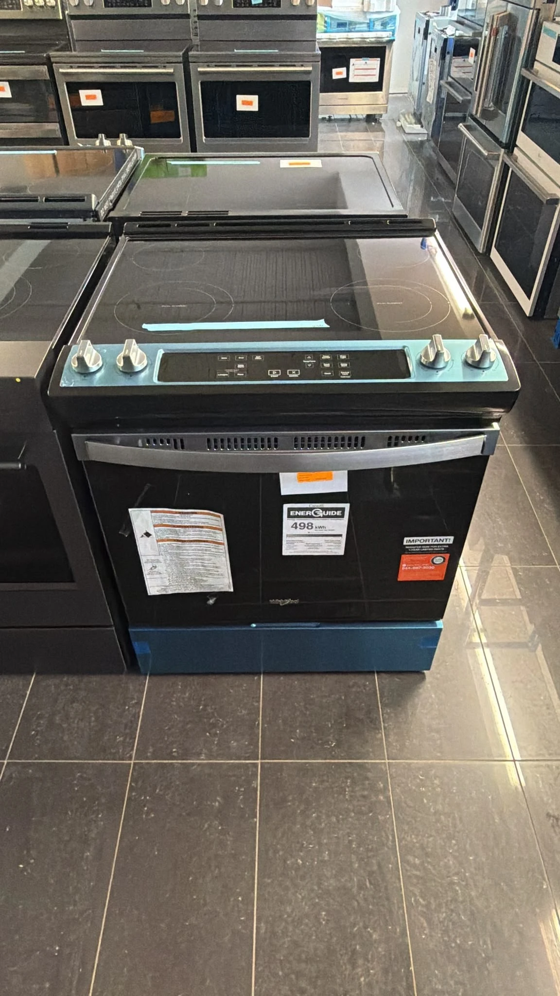 Cuisinière électrique Whirlpool - FlexHeat 3 000 W, Frozen Bake & 4,8 pi³ - YWEE515S0LS – Image 4