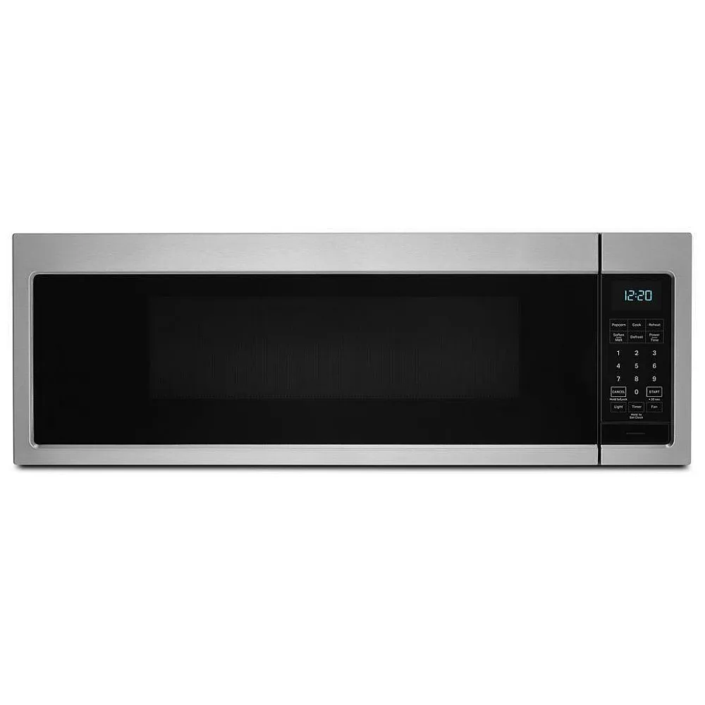 Micro-ondes Whirlpool 30 pouces à hotte intégrée 1,1 pi³ – YWML35011KS01