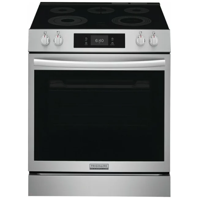 Cuisinière électrique Frigidaire Gallery - 6,2 pi³, EvenTemp 3 200 W & tiroir Store-More - GCFE307CBF