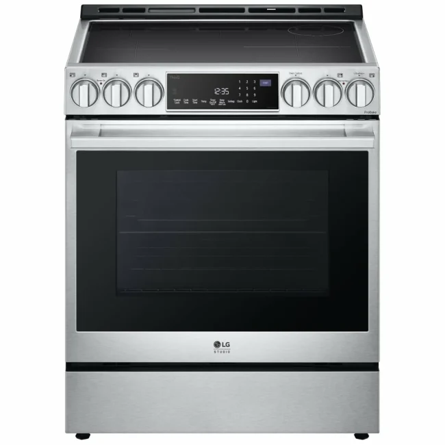 Cuisinière à induction LG Studio 30 pouces à convection 6,3 pi³ inox – LSIS6338F