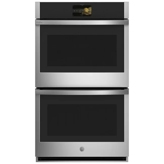 Four encastré double GE Profile - 10 pi³, convection dans les deux fours et finition inox - PTD7000SNSS