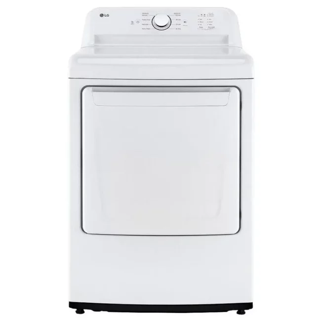LG 7,3 pi³, sécheuse électrique 27 po avec Sensor Dry - DLE6100W