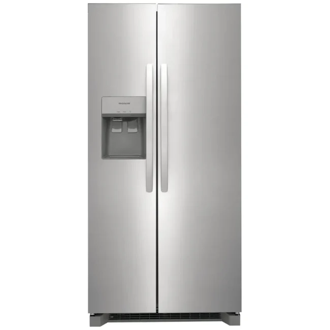 Réfrigérateur Frigidaire côte à côte - 33 pouces inox, 22,3 pi³, filtration PurePour et distributeur extérieur - FRSS2323AS