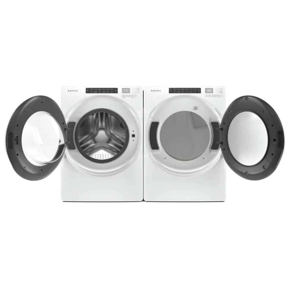 Ensemble laveuse et sécheuse Amana 27 pouces 5,0 et 7,4 pi³ blanc – NFW5800HW & YNED5800HW - Image 2