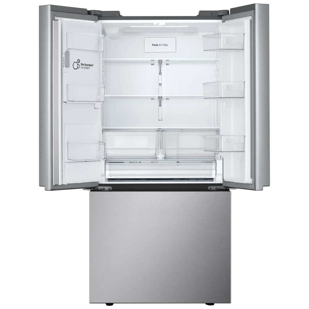 Réfrigérateur LG à portes françaises - 33 po inox, 20,2 pi³, double machine à glaçons et profondeur comptoir - LF20C6330S - Image 2